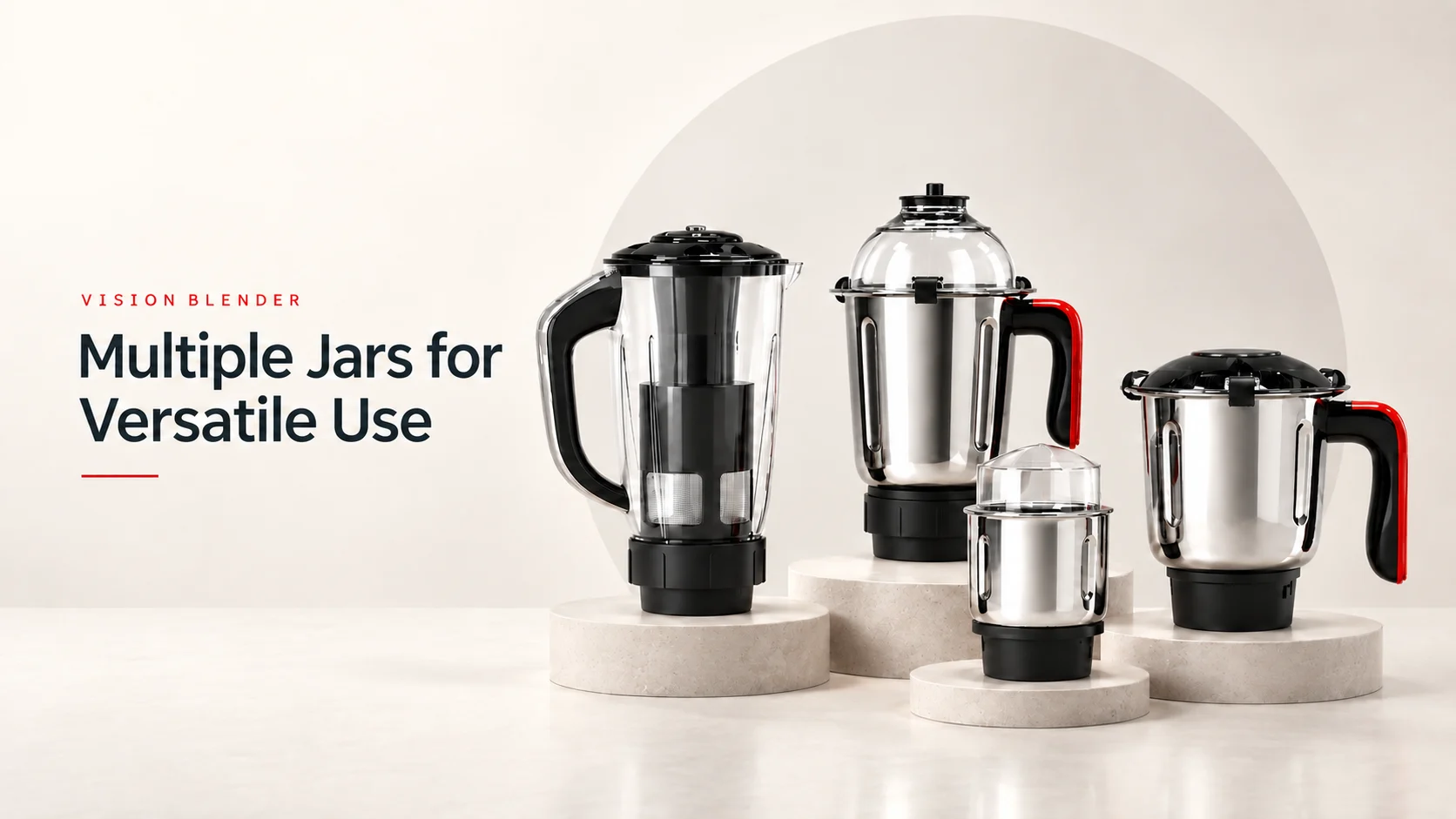 Multiple Jars for Versatile Use