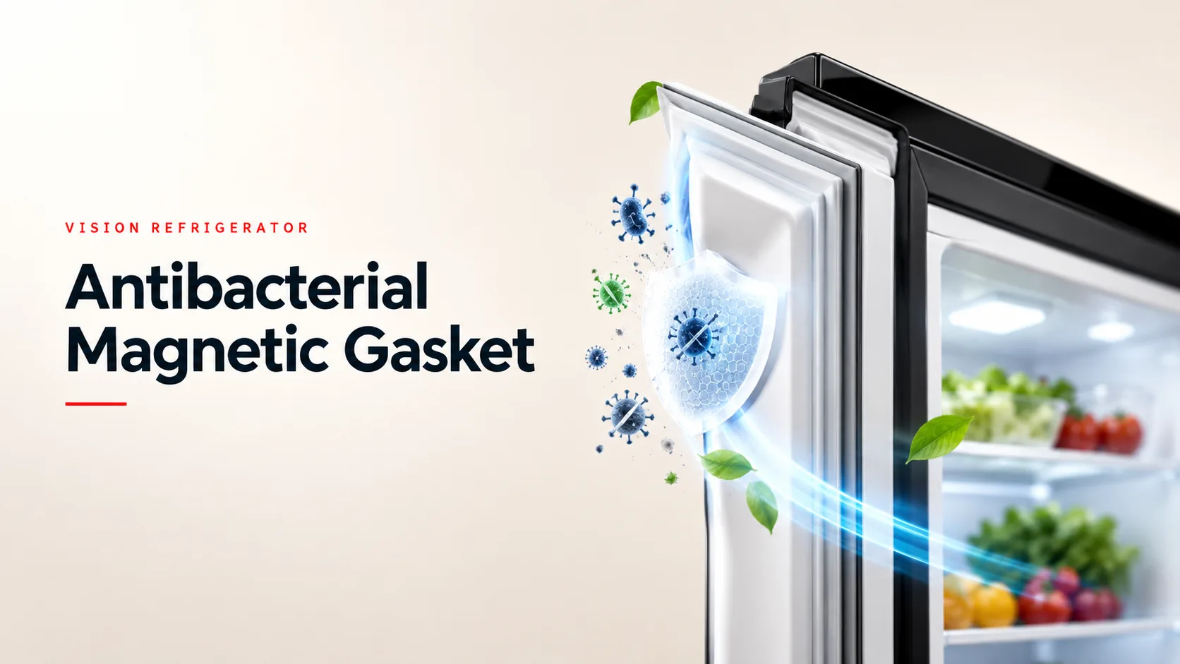 Antibacterial Magnetic Gasket
